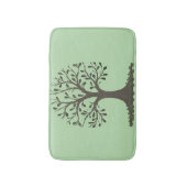 🌳 Pale Green Tree of Life Bath Mat - Bathroom Dec バスマット (正面縦)