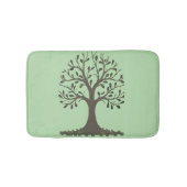 🌳 Pale Green Tree of Life Bath Mat - Bathroom Dec バスマット (正面)
