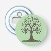 🌳 Pale Green Tree of Life Magnetic Bottle Opener 栓抜き (正面)