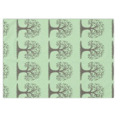 🌳 Pale Green Tree of Life Tablecloth テーブルクロス (正面(横))