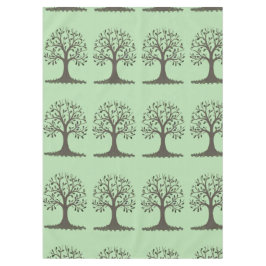 🌳 Pale Green Tree of Life Tablecloth テーブルクロス