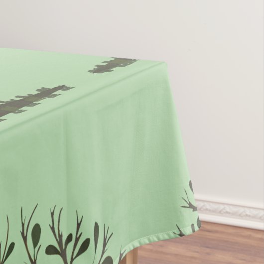 🌳 Pale Green Tree of Life Tablecloth テーブルクロス (インサイチュ)