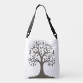 🌳 Pale Green Tree of Life Tote Bag - Reversible  クロスボディバッグ (裏面)