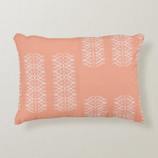 Pale Orange Accent Pillow アクセントクッション (正面)