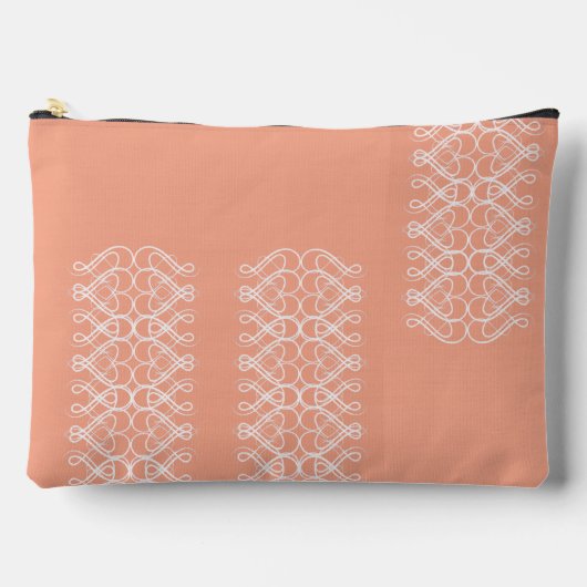 Pale Orange Large アクセサリーポーチ (正面)