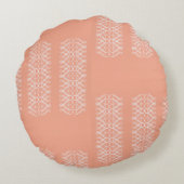 Pale Orange Round Pillow ラウンドクッション (裏面)