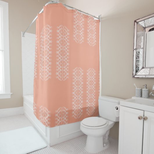 Pale Orange Shower Curtain シャワーカーテン (インサイチュ)