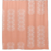 Pale Orange Shower Curtain シャワーカーテン (正面)