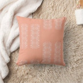 Pale Orange Throw Pillow クッション (ブランケット)