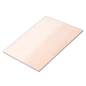 Pale Orange Watercolor Abstract ノートパッド (アングル)