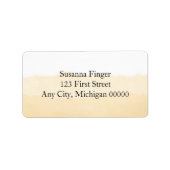 Pale Peach Watercolor ラベル (正面)