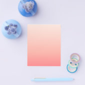 Pale pink and peach gradient チラシ (シングル)