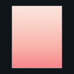 Pale pink and peach gradient チラシ<br><div class="desc">Pale pink and peach gradient colors.</div>