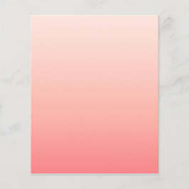 Pale pink and peach gradient チラシ