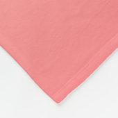 Pale pink and peach gradient フリースブランケット (角)