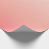 Pale pink and peach gradient ラッピングペーパー (角)