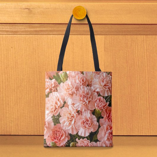 Pale Pink Carnations Tote Bag トートバッグ
