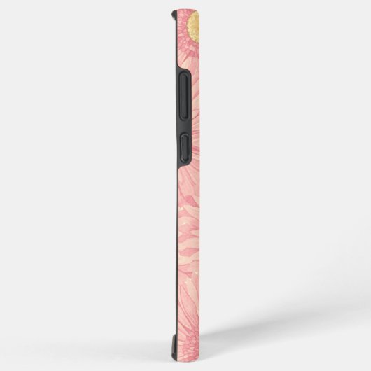 Pale Pink daisy pattern - large Samsung Galaxyケース (右側面)