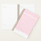 Pale Pink Feminine Minimalist Floral Planner プランナー手帳 (ディスプレー)