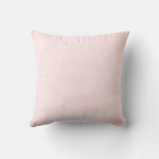 Pale Pink Grunge with Name and Chrysanthemums クッション (裏面)