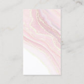 pale pink ink business card 名刺 (裏面)