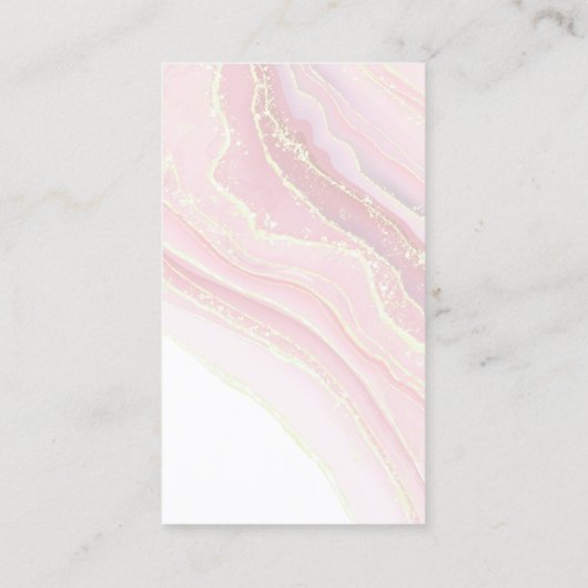 pale pink ink business card 名刺 (裏面)