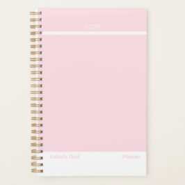 Pale Pink Minimalist Planner プランナー手帳