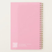 Pale Pink Minimalist Planner プランナー手帳 (裏面)