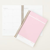 Pale Pink Minimalist Planner プランナー手帳 (ディスプレー)