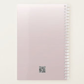 Pale Pink Rose Secret Gardens Planner プランナー手帳 (裏面)