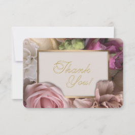 Pale Pink Rose Thank You Card サンキューカード