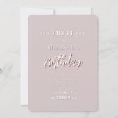 Pale Pink Save the Date Invitation 招待状 (裏面)