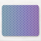 Pale Purple and Teal Hexagons Mouse Pad マウスパッド (正面)