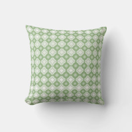 Pale Sage Throw Pillow クッション