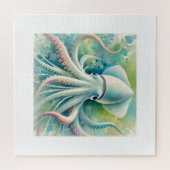 Pale Squid 081024AREF151 - Watercolor ジグソーパズル (横)