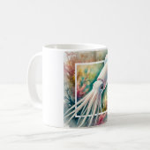 Pale Squid 310724AREF105 - Watercolor コーヒーマグカップ (正面左)