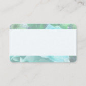Pale Teal Rose Place Card プレイスカード (正面)