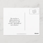 Pale Yellow Lily Flower Photography  ポストカード (裏面)