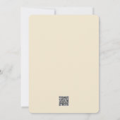 Pale Yellow Rose Birthday Invitation Card サンキューカード (裏面)