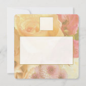 Pale Yellow Rose Place Setting Card ノートカード (正面)