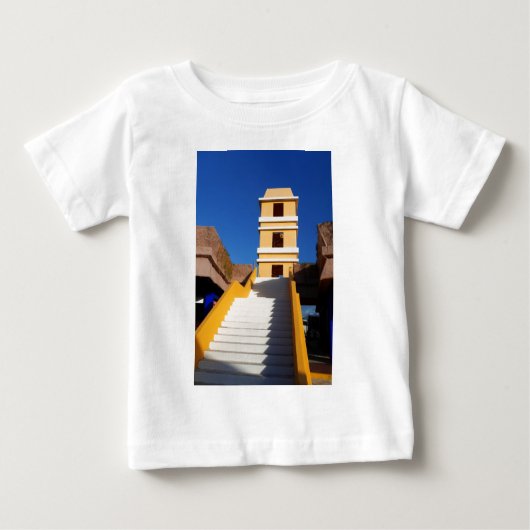 Palenque Tower.JPG ベビーTシャツ (正面)