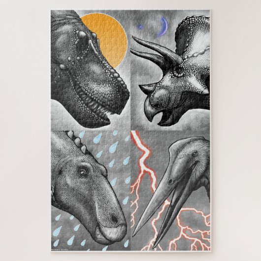 Paleo Portraits Puzzle ジグソーパズル (縦)