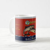 Palerma Alaska Salmon mug コーヒーマグカップ (正面左)