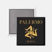 Palermo Sicilia マグネット (正面/裏面)