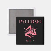 Palermo Sicilia マグネット (正面/裏面)