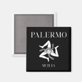 Palermo Sicilia マグネット (正面/裏面)