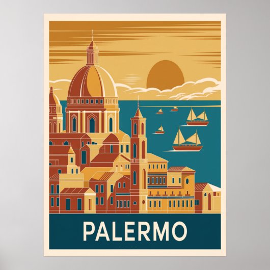 Palermo Vintage Travel ポスター (正面)
