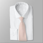 Palest Terracotta Hidden Initials Solid Color ネクタイ<br><div class="desc">Palest Terracotta Hidden Initials Solid Color. For groomsmen or everyday use, with initials hIdden on the back which you can easily personalise or delete if not required. Can be changed to any color of your choice via the Customize Further option, or please message me if you need help with this....</div>