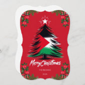 PALESTINEクリスマスグリーティングカード (正面/裏面)