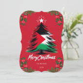 PALESTINEクリスマスグリーティングカード (スタンド正面)